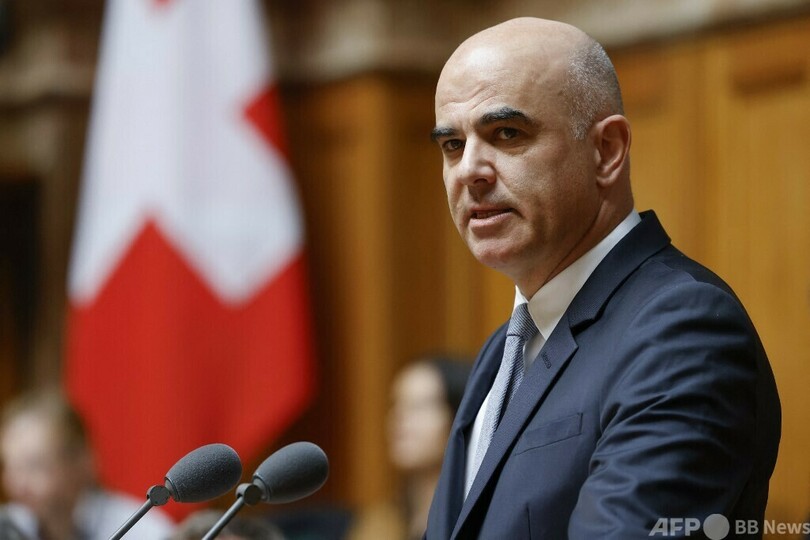 スイス大統領、ウクライナ向け武器再輸出に反対