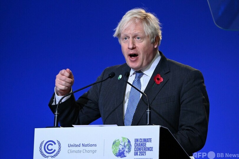  言行不一致？ 英首相、飛行機でCOP26開催地からロンドンへ