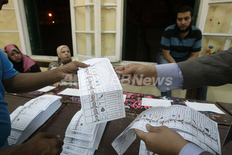 ムバラク政権崩壊後初のエジプト大統領選、開票進む