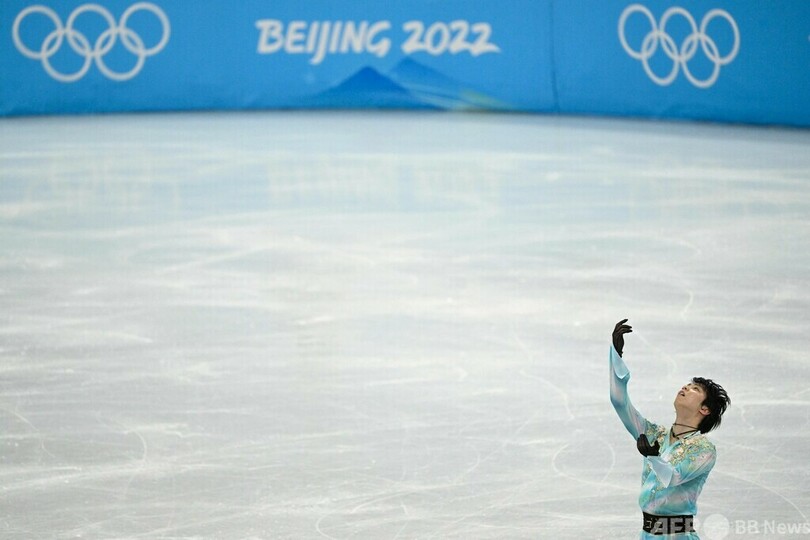 羽生結弦、フリーで2度転倒 五輪3連覇ならず4位