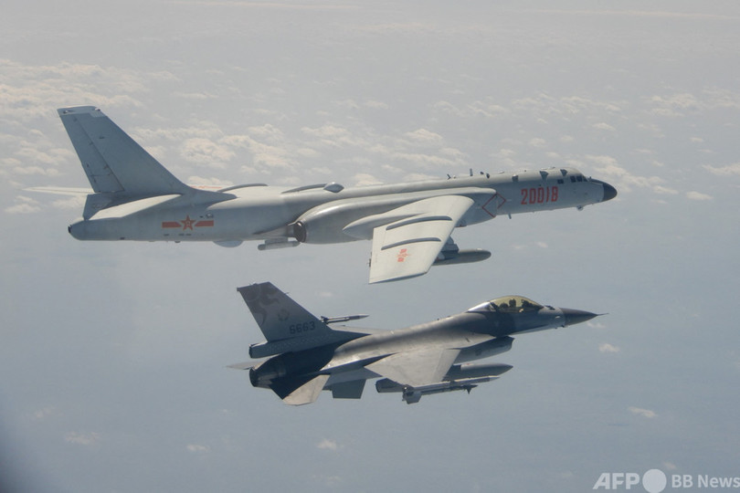 中国軍機25機、建国記念日に台湾防空圏に進入