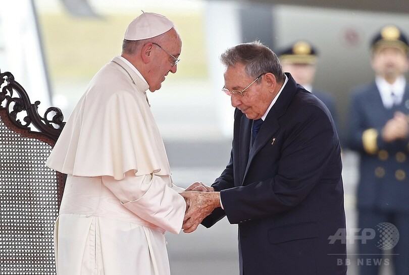 ローマ法王が米・キューバ歴訪開始、関係改善促す