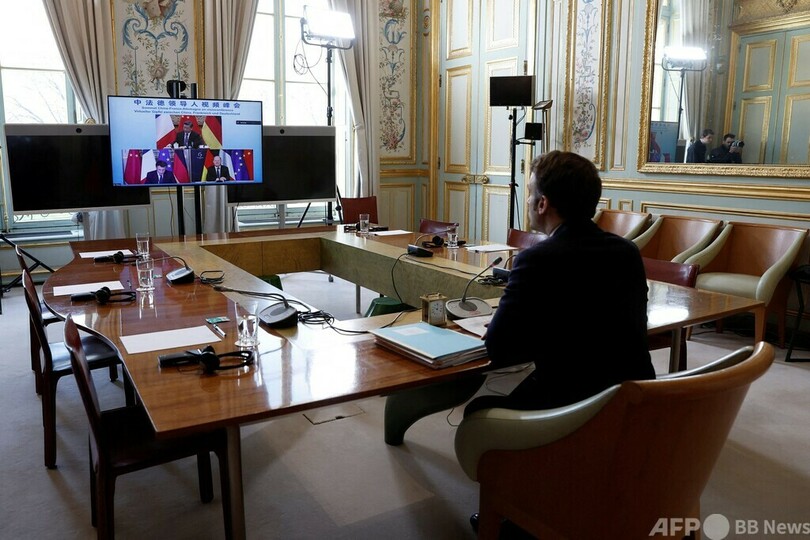 ウクライナ侵攻で「最大限の自制」求める 中国主席