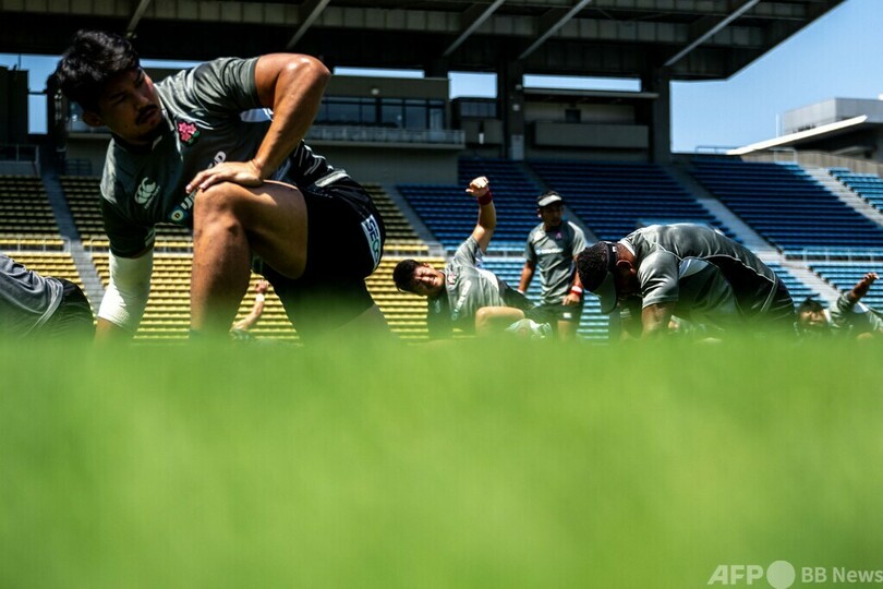 ラグビー日本代表、フィジー戦へ前日練習 W杯前の国内最終戦