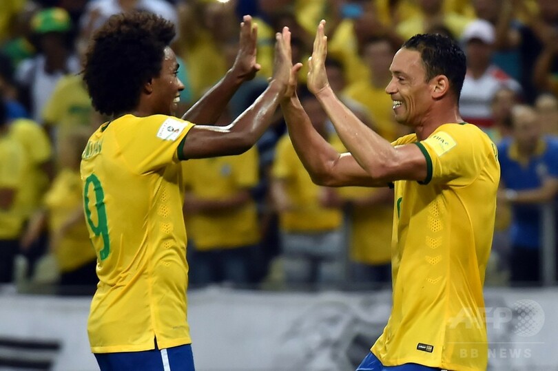 ウィリアンの2発でブラジルがベネズエラ下す、W杯南米予選
