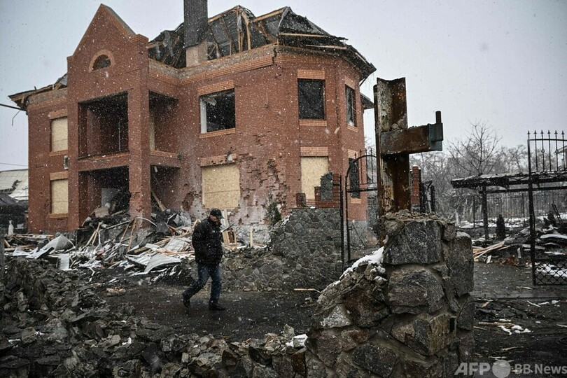 地雷で民間人3人死亡、子ども3人負傷 キエフ近郊