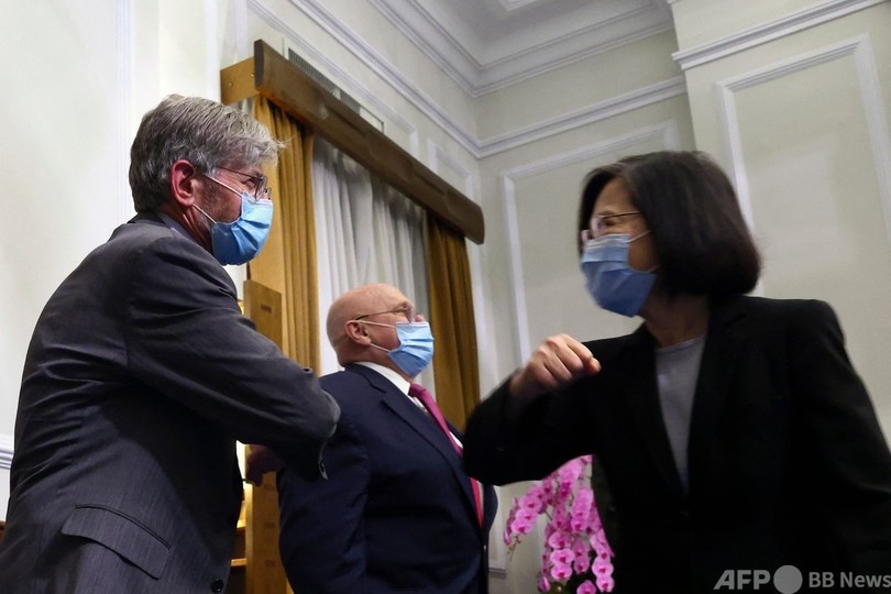 米台関係「かつてないほど強固」 米非公式代表団、台湾総統と会談 