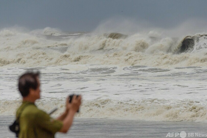 台風11号上陸の韓国 死者1人、不明9人に