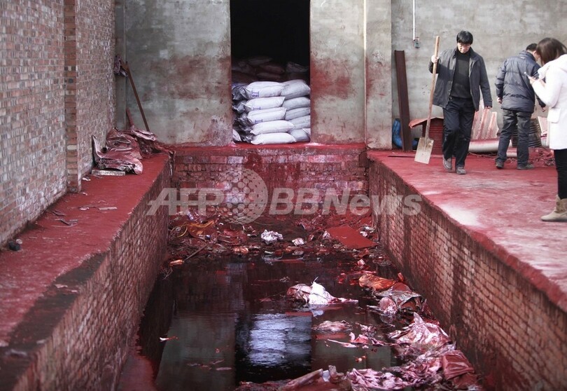 中国・洛陽に「血の川」出現！