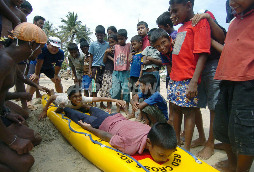 スリランカの水難救助に日本人が活躍