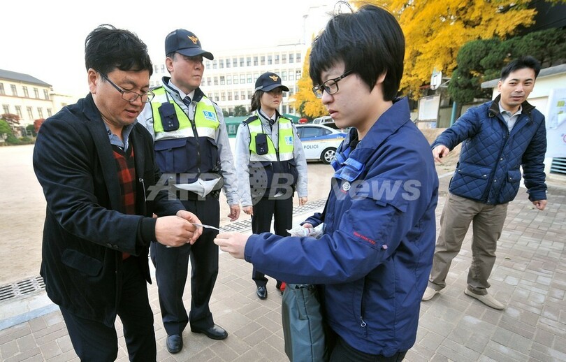 韓国で大学能力試験、全土が「静粛」モードに