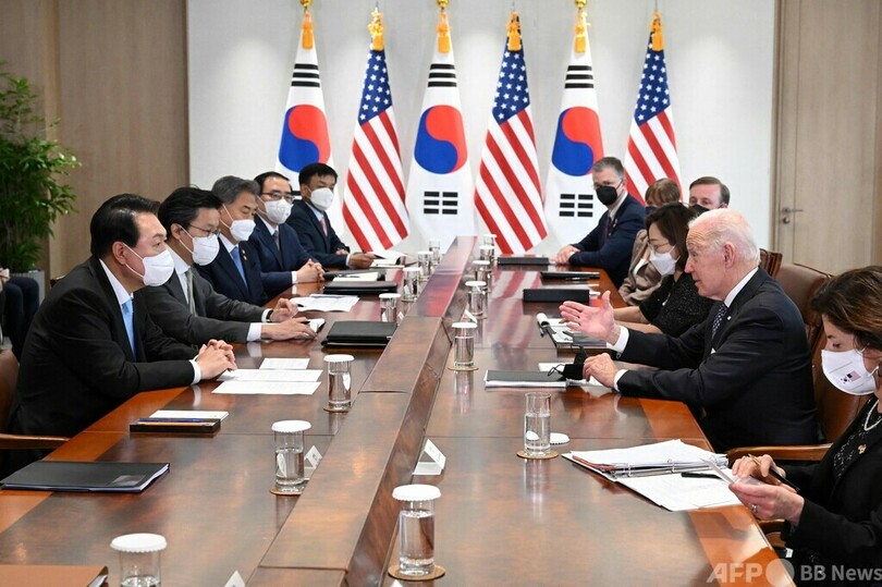 米韓首脳会談、連携強化で一致 北のコロナ対策支援でも