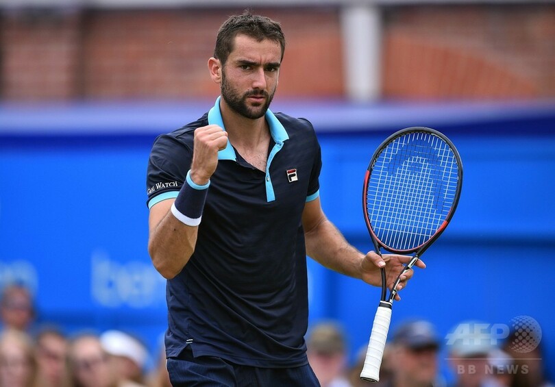 チリッチが準々決勝へ、ベッカム氏も息子と観戦 エイゴン選手権