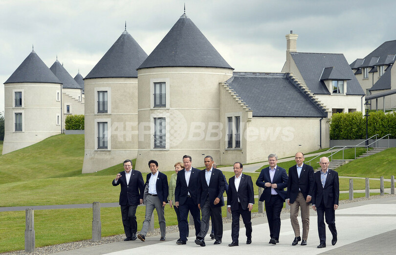 G8サミット、シリア和平会議の早期開催を求め閉幕
