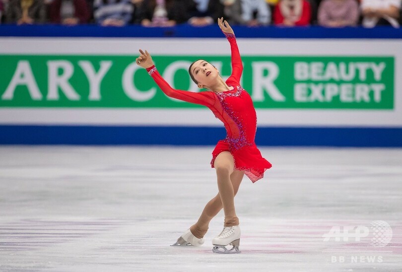五輪女王ザギトワが世界フィギュア初制覇、日本勢はメダル逃す