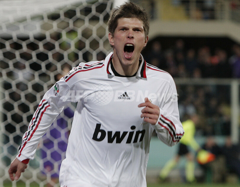 ミラン 後半ロスタイムにパトが決勝点を挙げ2位に浮上