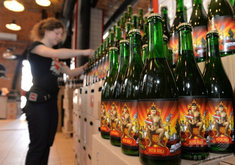 「間抜けなプーチン露大統領」のビール発売、ウクライナ西部