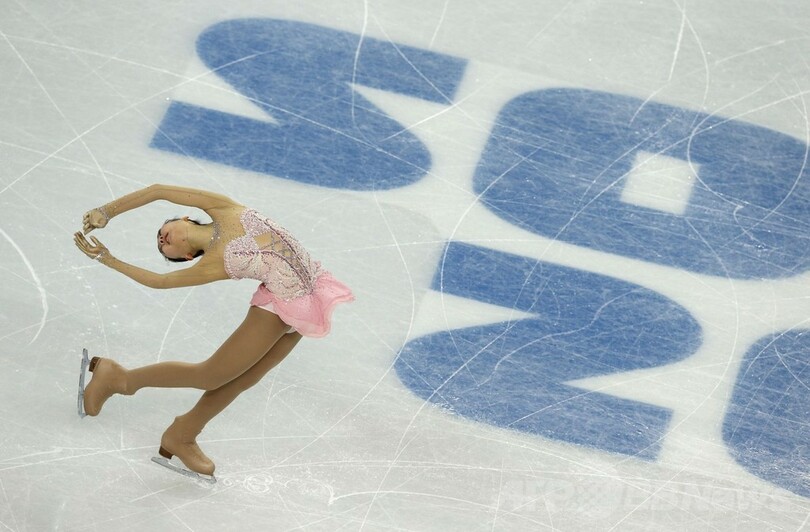 フィギュア女子シングルで14位のリ・ジジュン、ソチ五輪