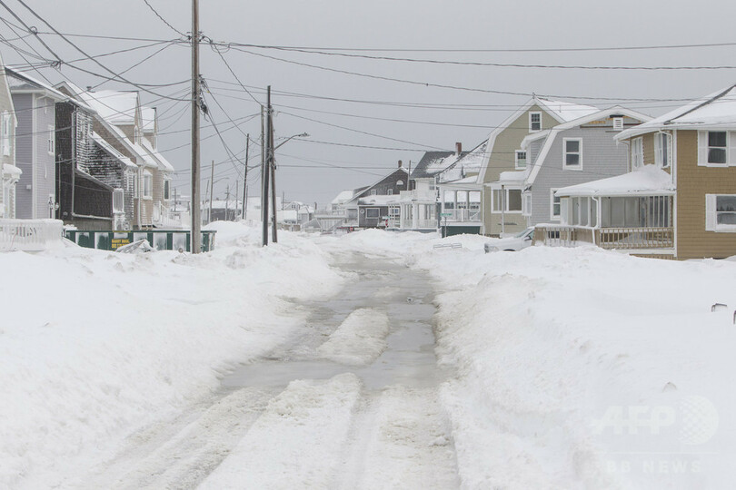 米ボストン、わずか半月で降雪149センチ 月間最多を更新