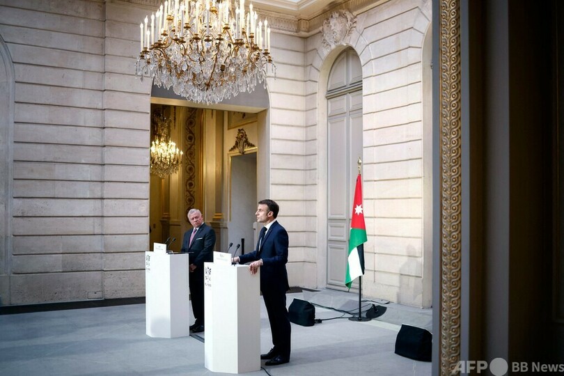 パレスチナ国家承認「タブーではない」 マクロン仏大統領