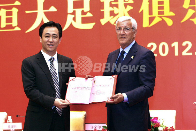 元イタリア代表監督のリッピ氏が広州恒大の監督に就任