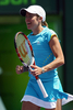 勝利を喜ぶジュスティーヌ・エナン。(c)AFP/Getty Images/Clive Brunskill
