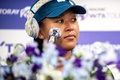 女子テニス、東レ・パンパシフィック・オープンを控え、記者会見に臨む大坂なおみ（2022年9月19日撮影）。(c)Philip FONG / AFP