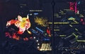 ライトアップされた南京明城（2019年1月28日撮影）。(c)CNS/泱波