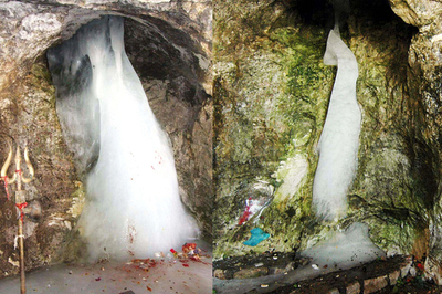 シバ神の聖なる男根像をめざし、1万3000人が巡礼