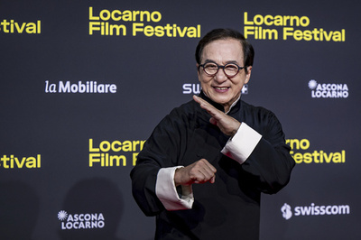 ジャッキー・チェン 第 78 回ロカルノ国際映画祭で生涯功労賞受賞