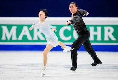 川口組がペアSP2位、ロシア組が首位 フィギュア欧州選手権