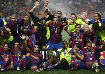 バルセロナ シャフタール・ドネツクを下し3度目の優勝、UEFAスーパーカップ