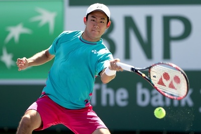 西岡が第19シードのカルロビッチ撃破、BNPパリバOP3回戦へ