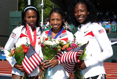 アリソン・フェリックス 女子200メートルで五輪代表入り