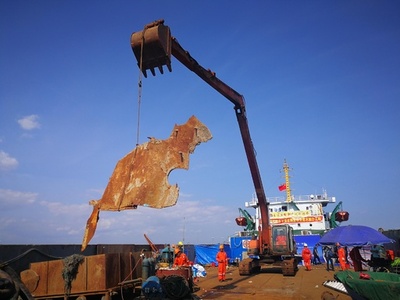 日清戦争時の文化財を海底から引き揚げ 「北洋艦隊」の沈没軍艦から