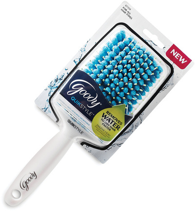 タオル付きブラシが日本初上陸、髪を乾かす時間をカット！