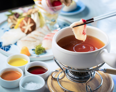 【ホテルインディゴ長崎グラバーストリート】刺身から、しゃぶしゃぶへ。和華蘭を、一皿に。