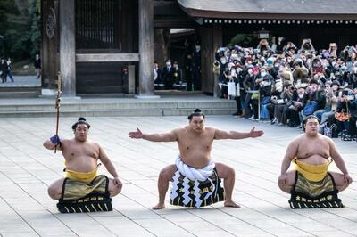 新横綱・豊昇龍 明治神宮で奉納土俵入り