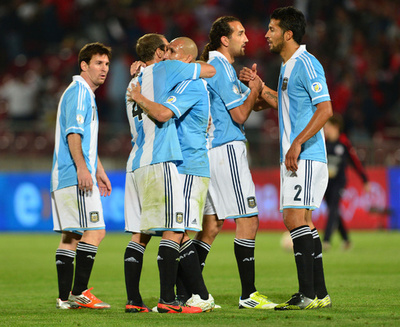 アルゼンチンが敵地でチリ下す、W杯南米予選