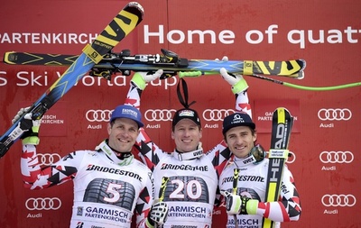 ライヘルトが男子滑降制す、オーストリア勢再び表彰台独占 アルペンスキーW杯