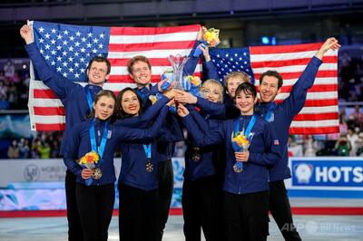 リウ勝利の米国が優勝、日本は2位 フィギュア国別対抗戦