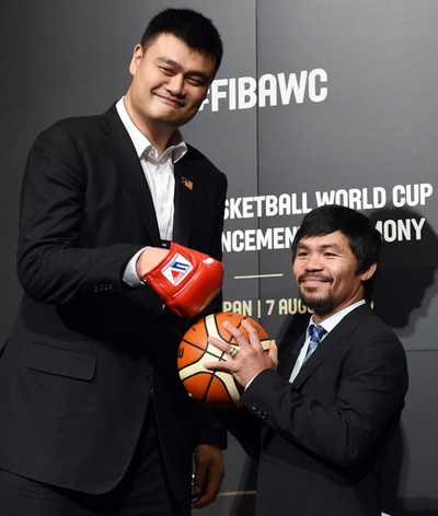 姚明氏、NBAオールスターで育成キャンプの指導者に