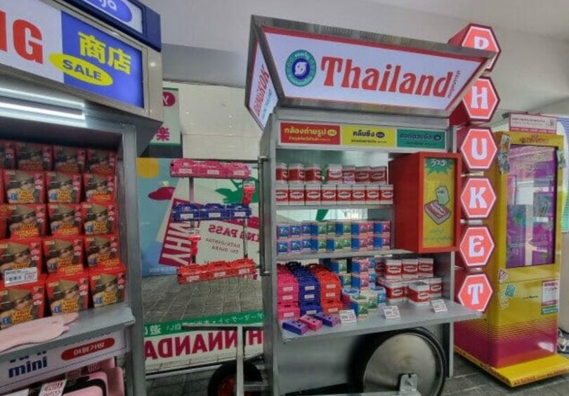 ヤノルジャ・ホリデーマーケットのポップアップストア「タイグッズショップ」(c)KOREA WAVE