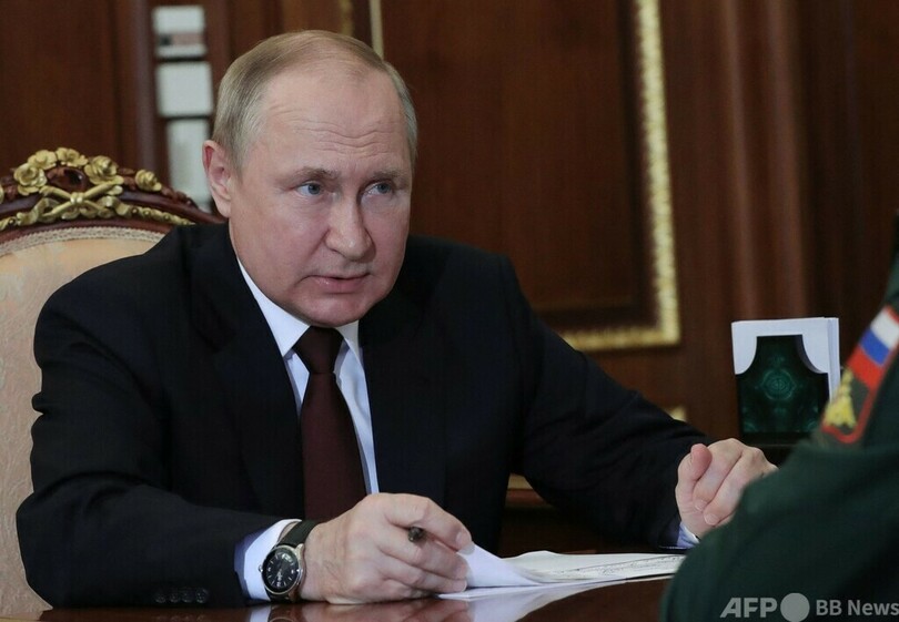 ルガンスク州制圧後も攻勢継続を ロシア大統領、国防相に指示