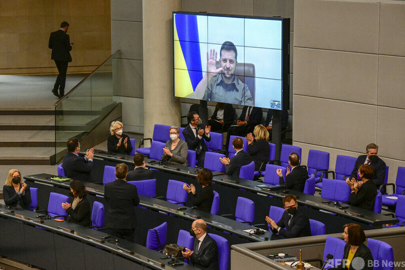 ウクライナ大統領、仏議会でも23日に演説