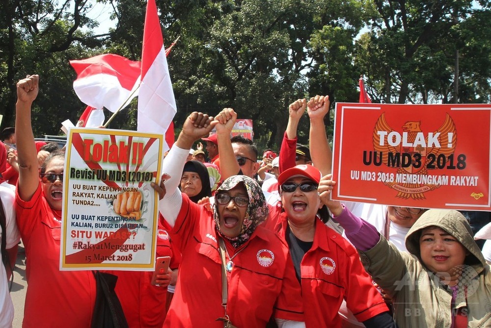 政治家批判を禁じる新法施行、インドネシア 写真2枚 国際ニュース:AFPBB News