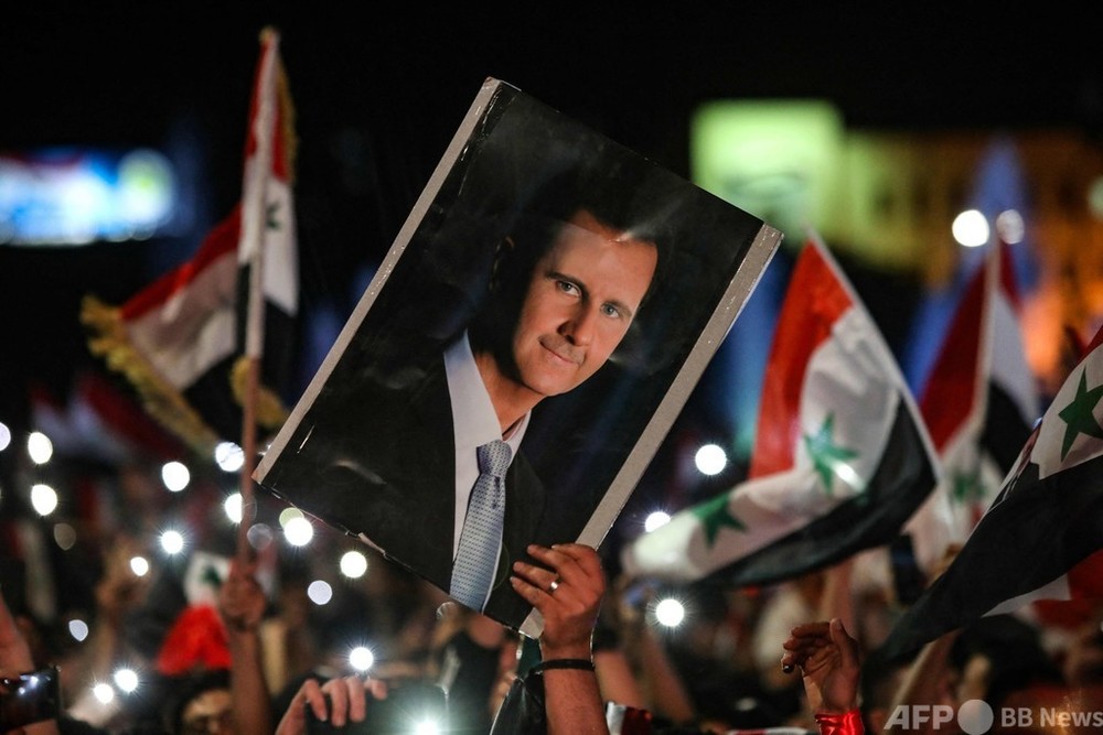 アサド氏の4選確定 得票率95％、シリア大統領選
