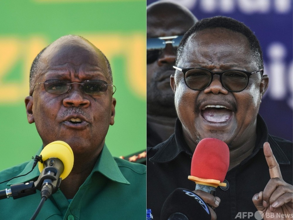 タンザニア大統領選、現職マグフリ氏が圧勝 野党候補は非難