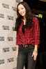韓国・ソウル（Seoul）の現代百貨店（Hyundai Department Store）で行われた、「ヒルフィガー・デニム（Hilfiger Denim）」による2014年秋のイベントに臨む、ガールズグループ「KARA（カラ）」のハラ（Hara、2014年9月16日撮影）。(c)STARNEWS
