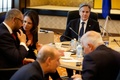 東京で開催された先進7か国（G7）の外相会合（2023年11月8日撮影）。(c)JONATHAN ERNST / POOL / AFP
